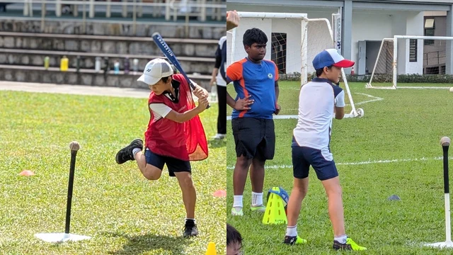 マレーシアでスポーツを通じて友達作りをしている様子｜マレーシア留学をした双子の小学生